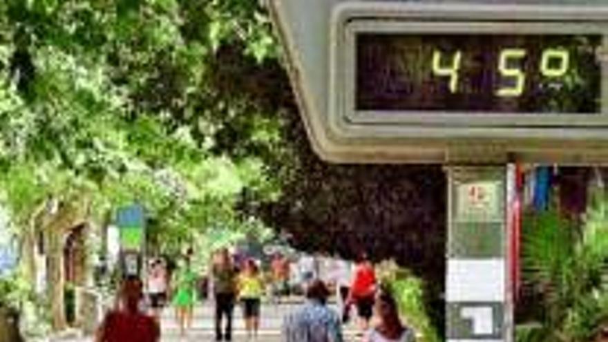 Una masa de aire cálido subirá las temperaturas a los 40 grados