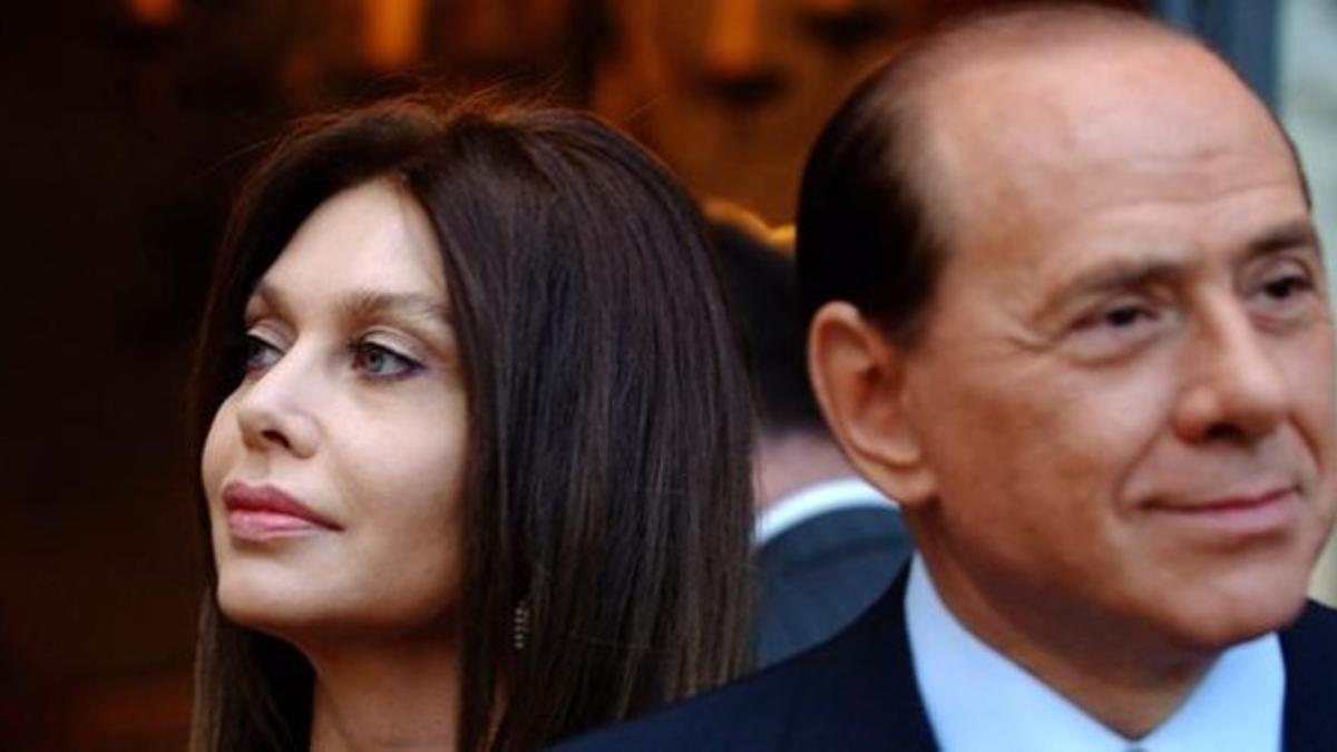 Veronica Lario y Silvio Berlusconi, en una imagen del 2004.