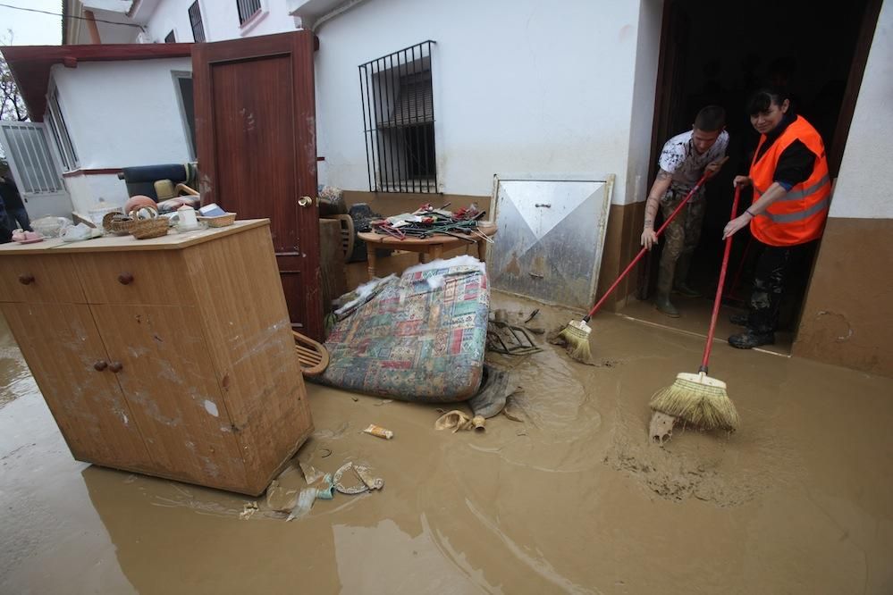 Cártama trata de volver a la normalidad tras el temporal