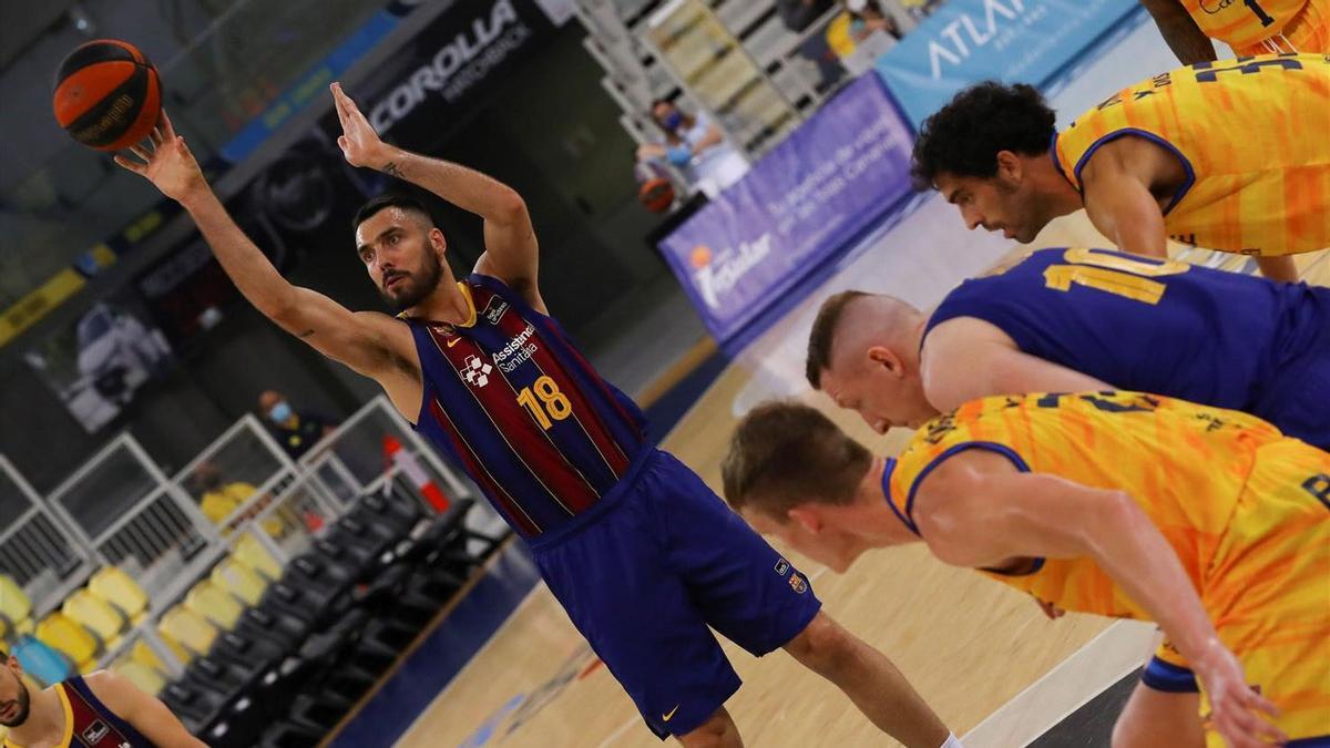 El Barça dominó sin problemas al Herbalife Gran Canaria