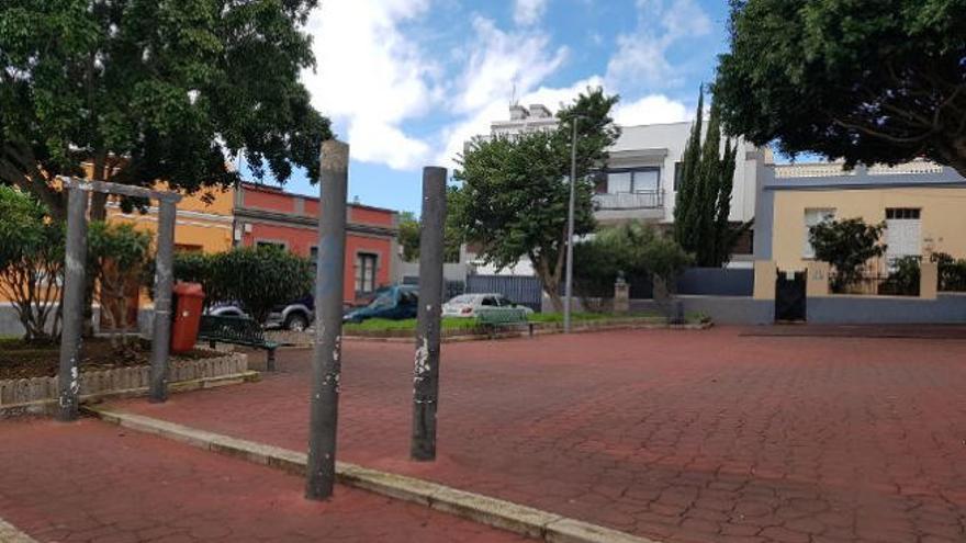 La plaza Domingo Cruz Cabrera, en una imagen de archivo.