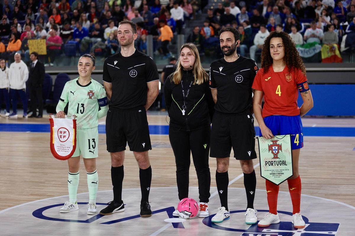 La selección española femenina sub-23 de fútbol sala, en Oviedo La selección española femenina sub-23 de fútbol sala, en Oviedo