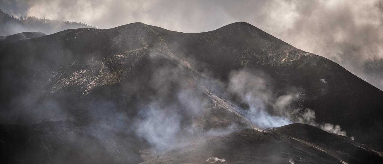 Desgasificación del volcán de La Palma