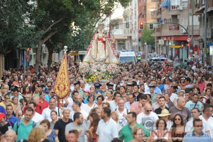 Bajada de la Virgen de la Fuensanta desde su Santuario en Algezares (II)