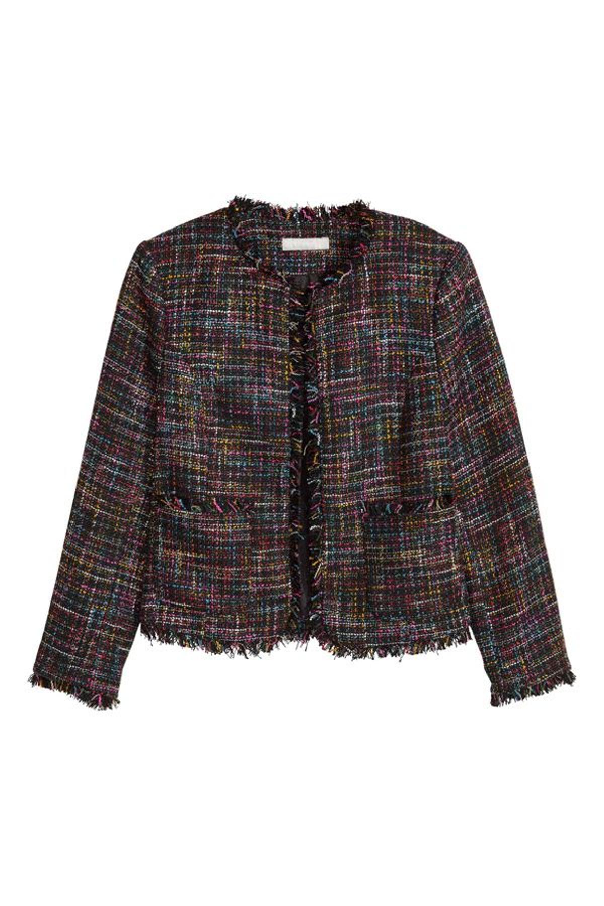 Imprescindibles de temporada en H&M con descuentos: chaqueta de 'tweed'