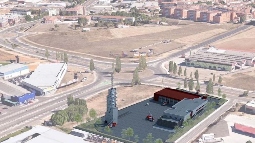 Un recurso paraliza el proyecto del nuevo parque de bomberos de Zamora