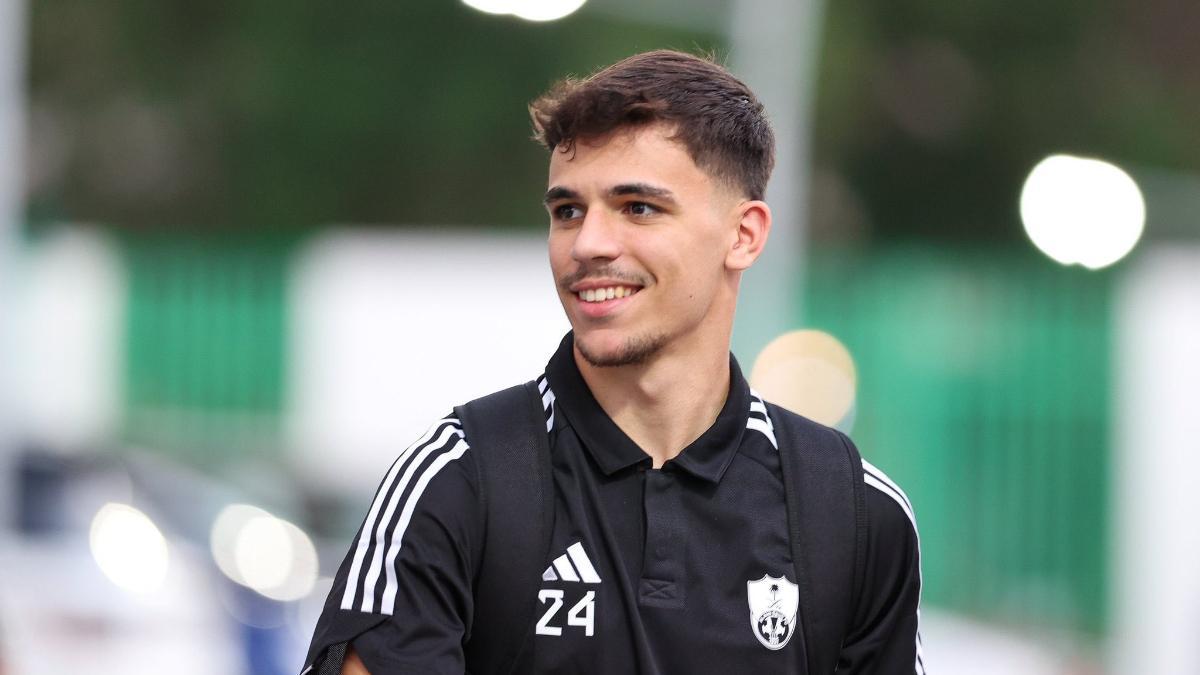 Gabri Veiga, antes de viajar a Najran con su club