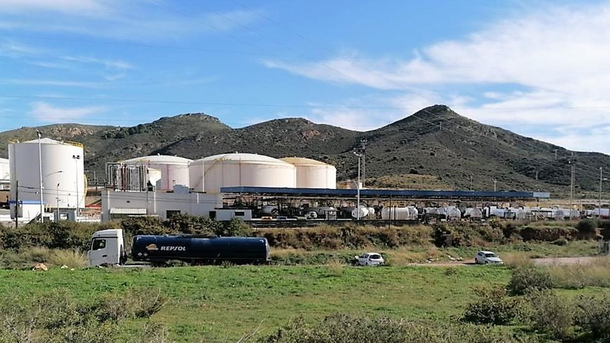 Planta de Exolum en el Valle de Escombreras de Cartagena.