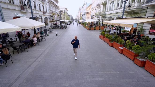 La calle Piotrkowska es una de las más largas de Europa