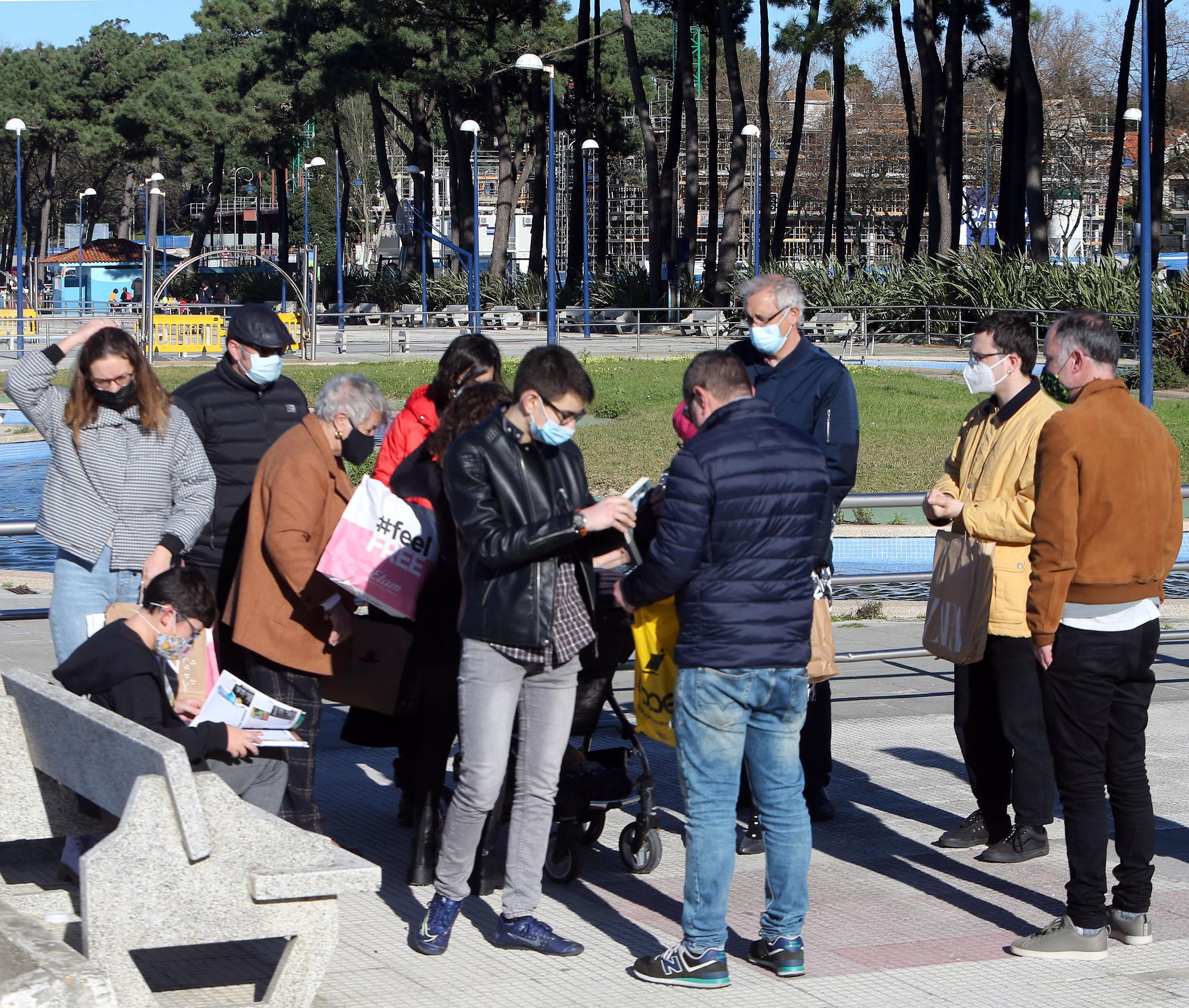 Vigo disfruta del día de Navidad al Sol