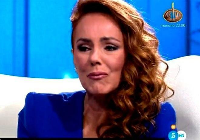 Rocío Carrasco en el plató de Telecinco: 'Contar, la verdad para seguir viva'