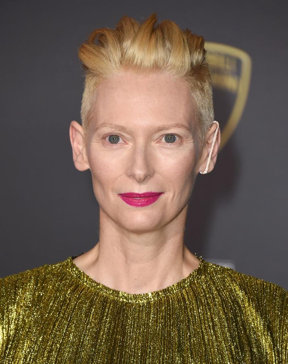 Tilda Swinton en la premier de 'Doctor Strange'