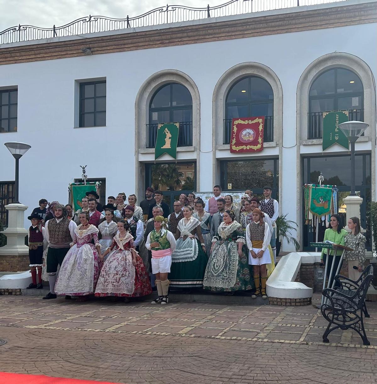 Una imagen de la comisión, en un acto del aniversario.