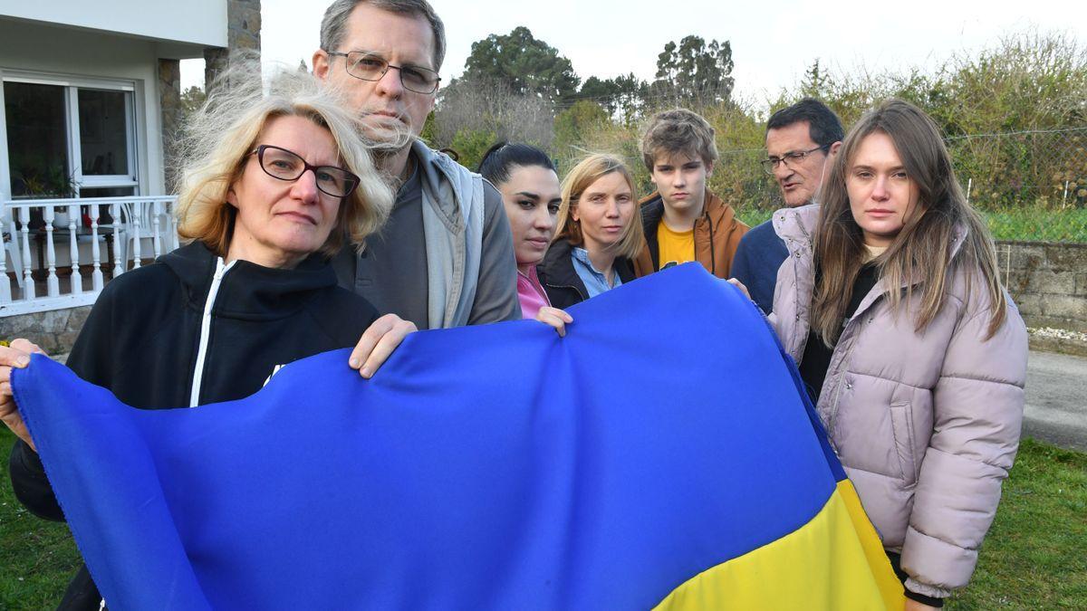 Familias coruñesas acogen a los primeros refugiados que llegan de Ucrania
