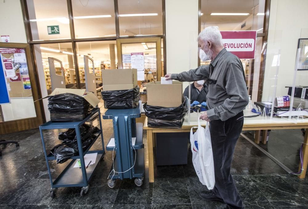 Apertura de bibliotecas con libros en cuarentena