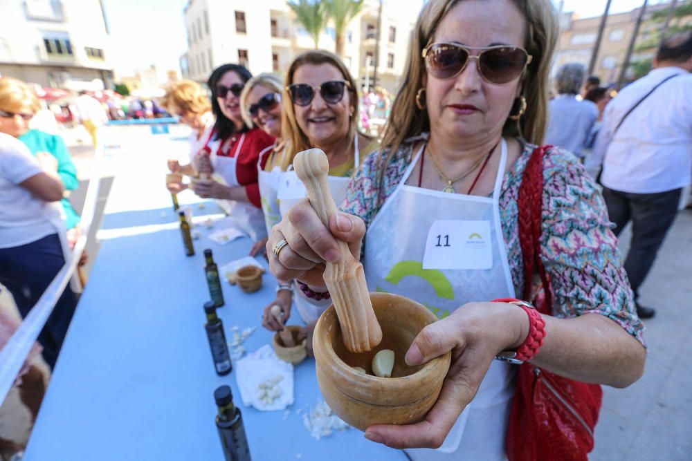 Muestra de alioli en Benejúzar