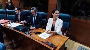 Rocío Monasterio junto al nuevo presidente de VOX Madrid, José Antonio Fúster.