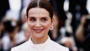 La actriz Juliette Binoche (‘La passion de Dodin Bouffant’), en el Festival de Cannes este miércoles