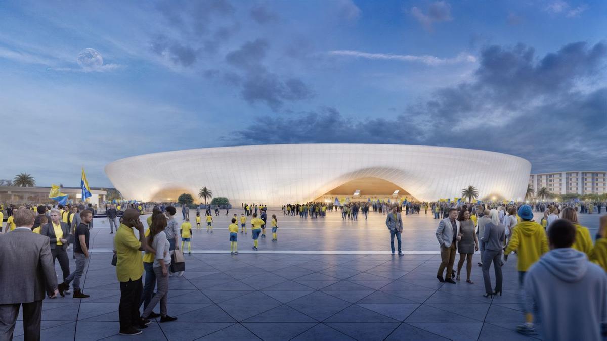 Una delegación de la FIFA evalúa las obras del Estadio Gran Canaria y las medidas de movilidad de la ciudad de Las Palmas de Gran Canaria de cara al Mundial 2030