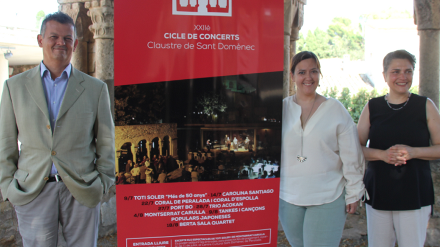 La presentació del Cicle, en el marc de Claustre Sant Domènech