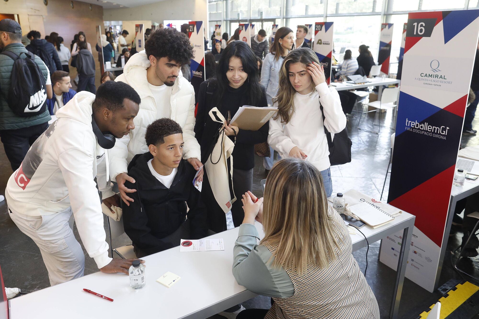 Girona. Auditori. 17a Fira ocupacio TreballemGi 2025.