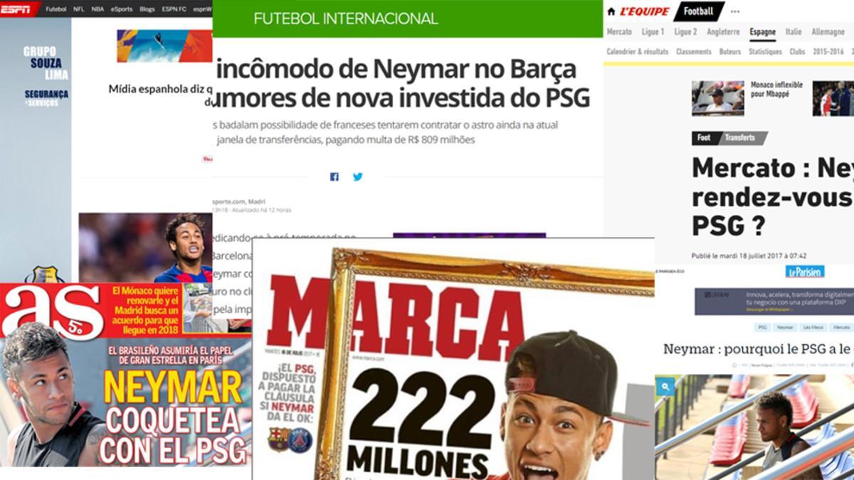 Los medios internacionales se hicieron eco de la información de SPORT sobre el futuro de Neymar