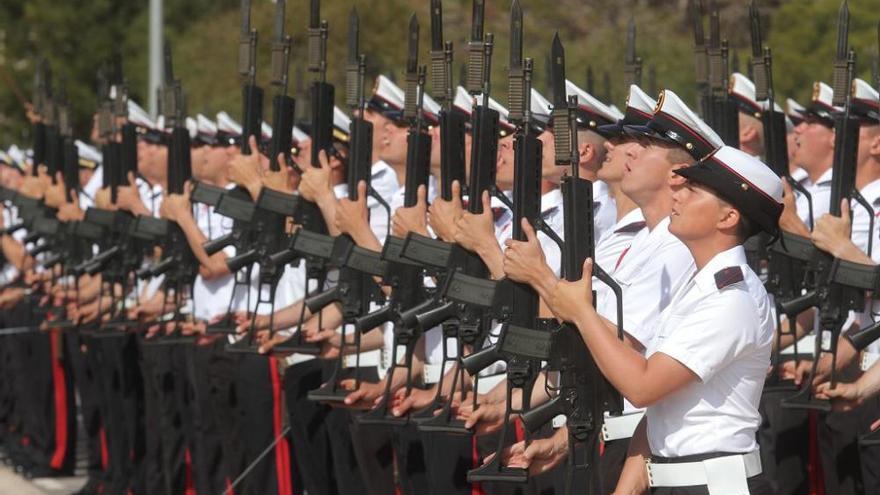 El Rey Felipe VI visita la Escuela de Infantería de Marina de Cartagena