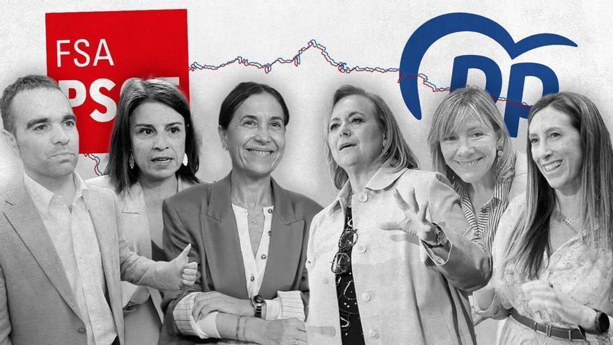 La FSA busca candidatos contra el reloj para cerrar la lista antes de siete días y el PP elaborará sus listas con la mirada puesta en sus compromisos municipales