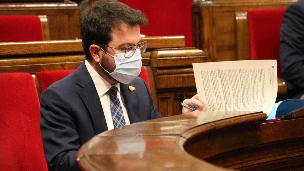 Aragonès abre la puerta a prolongar el confinamiento municipal en Catalunya