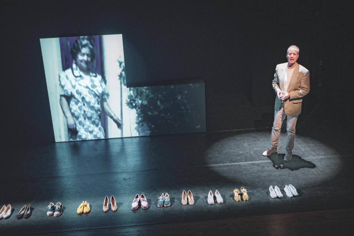 Joan Valentí, en un passatge de l'obra de teatre "Dones del 36"