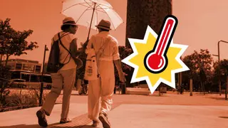 Así es Glòries por encima de los 30 grados