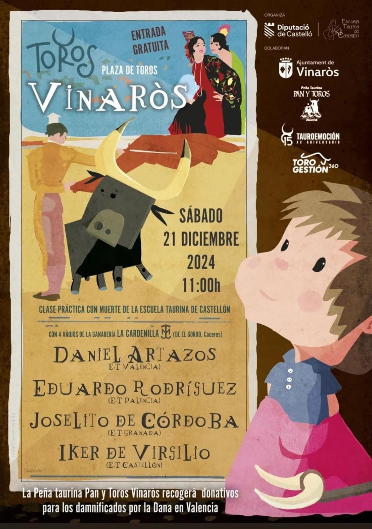 Otra foto del cartel en cuestión.
