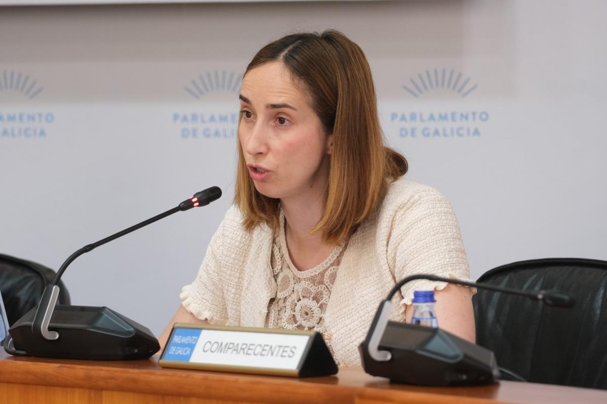 Patricia García, esta mañana.