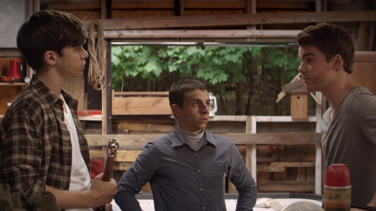 Los protagonistas de "The Kings of Summer"
