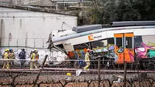 Los Mossos ya analizan la caja negra del tren accidentado en Gelida