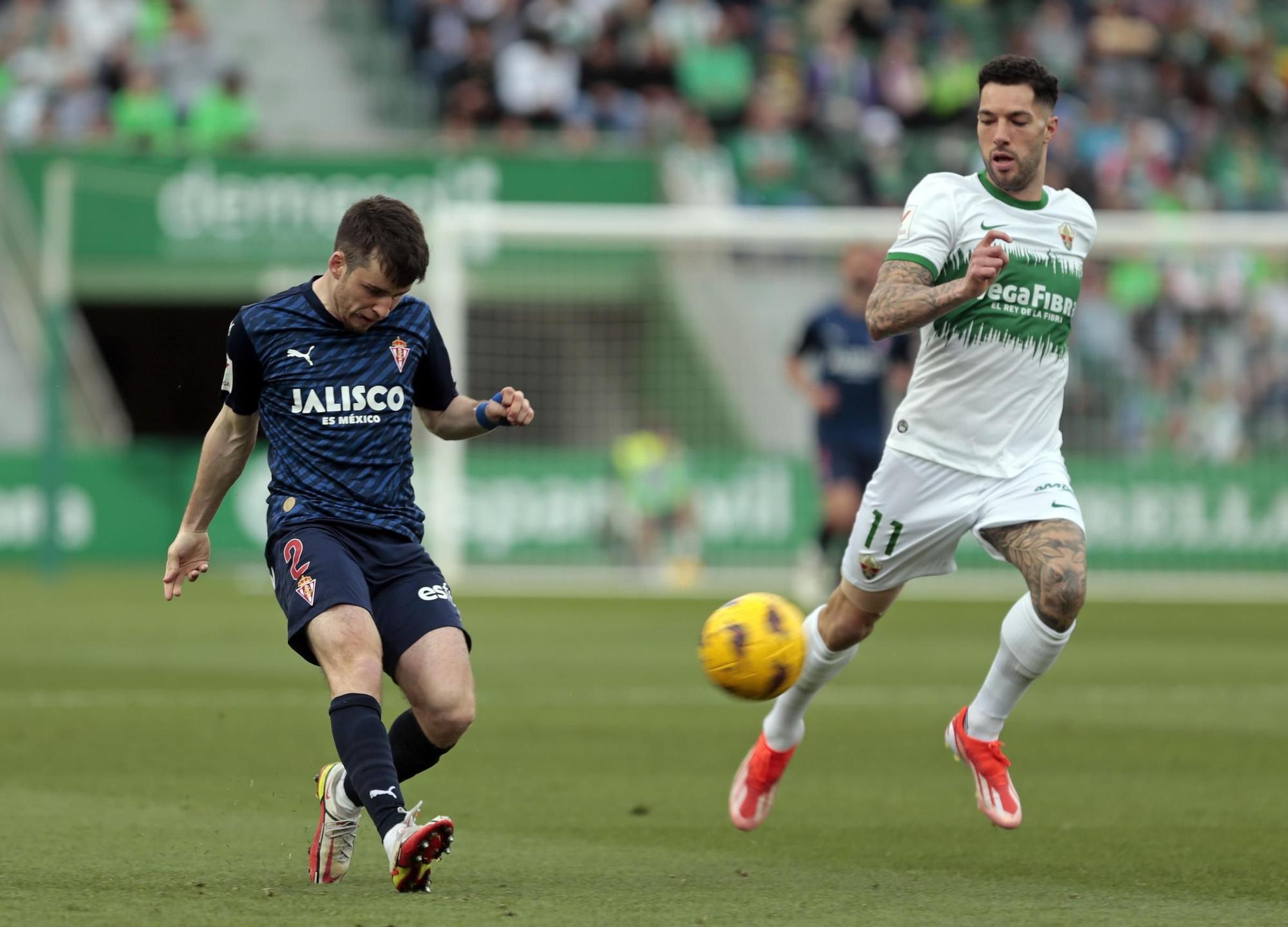 Así fue el partido Elche - Sporting