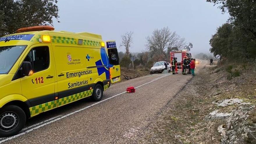 Accidente en Moralina esta mañana.