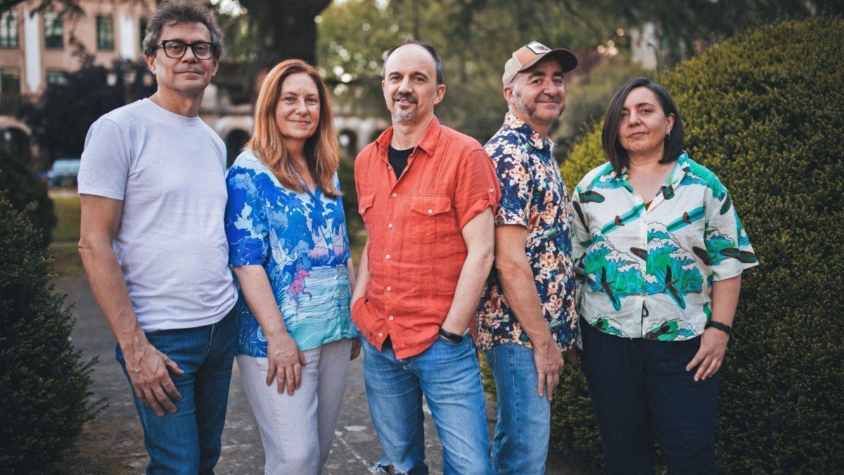 Integrantes del grupos compostelano Ukestra do Medio.