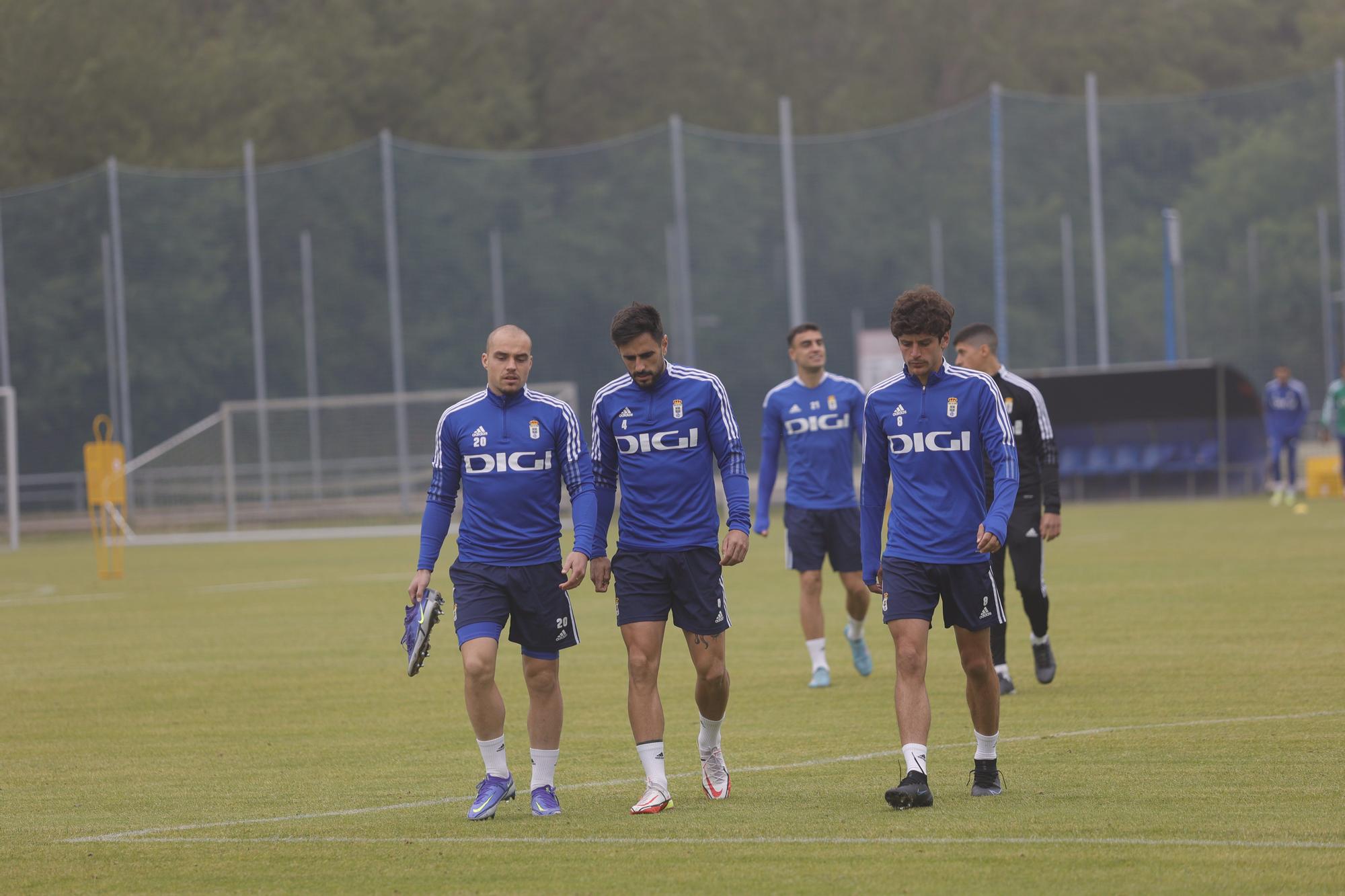 Las imágenes del entrenamiento del Oviedo