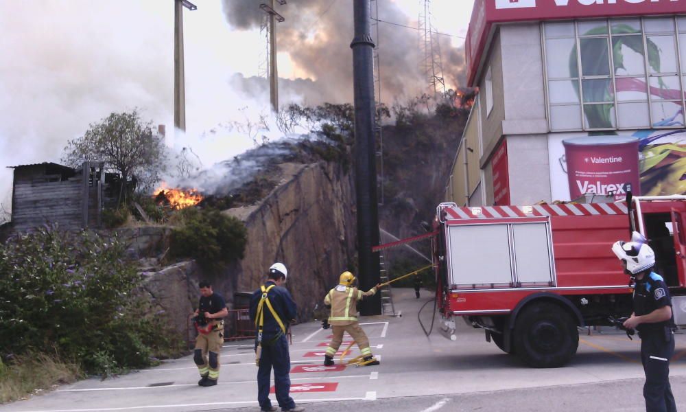 Incendio forestal en As Rañas