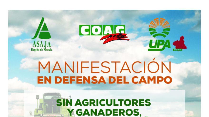 El Ayuntamiento de Caravaca apoya la manifestación en defensa del Campo