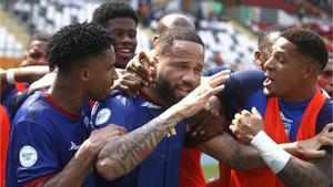 Bebe celebra su golazo en la Copa África