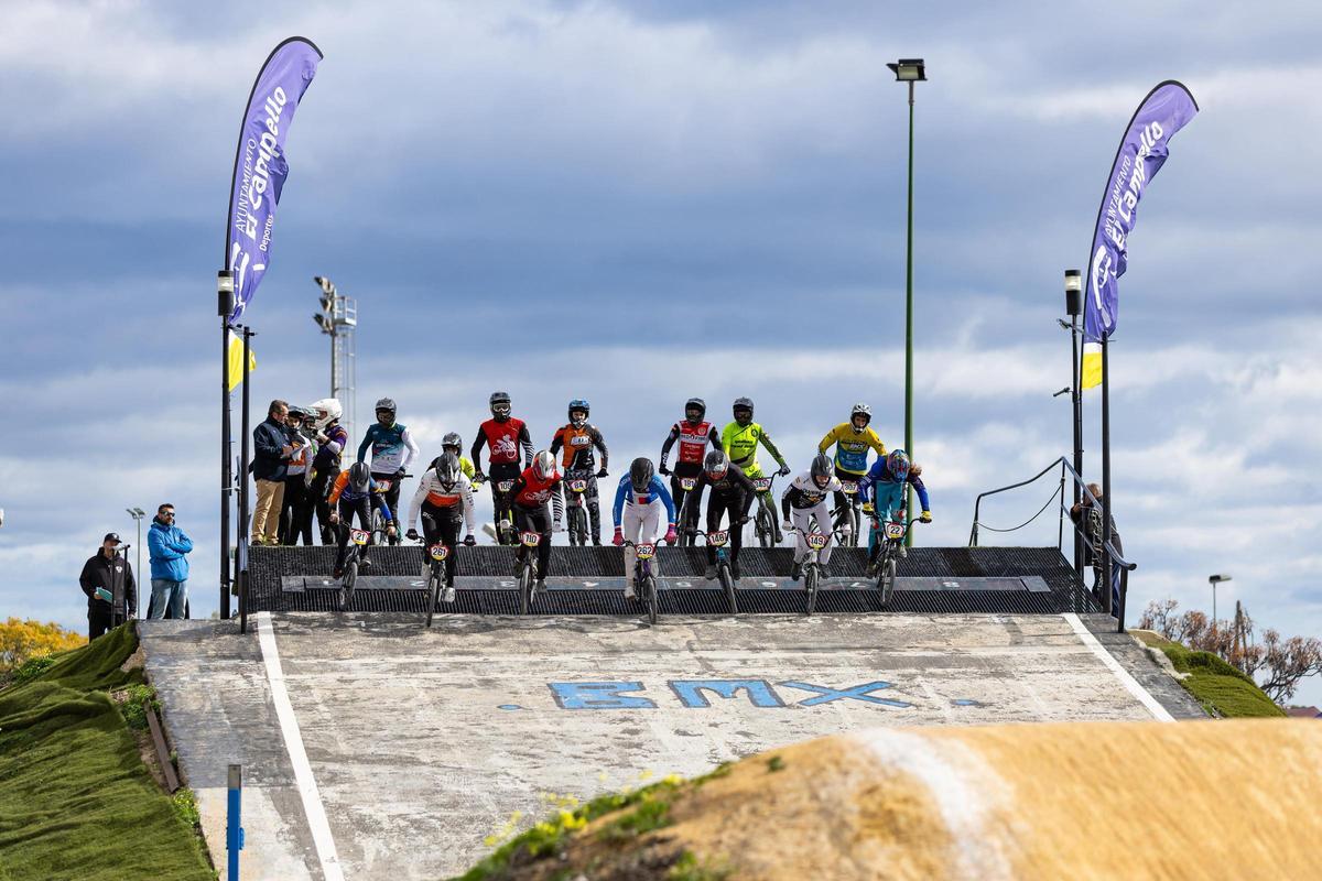 Una de las pruebas de BMX celebradas en El Campello