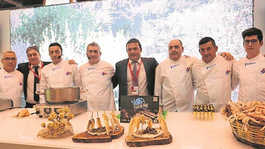 Peñíscola ensalza en feria su gastronomía de ‘cine’