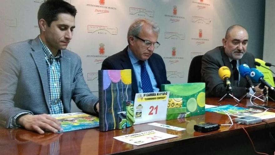 Molina, Felipe Coello y Juan Carlos Sánchez, ayer en la presentación.