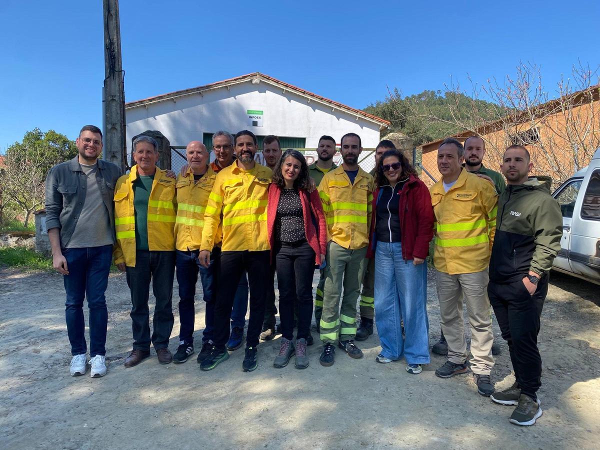 Bomberos forestales critican el cierre de la base del Infoex en Nuñomoral.