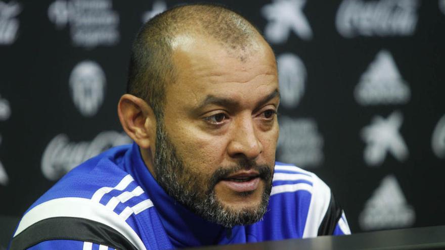 Nuno, en rueda de prensa