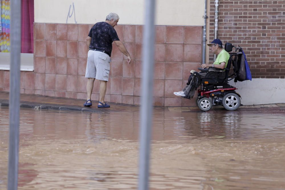 Imágenes de la lluvia en Murcia