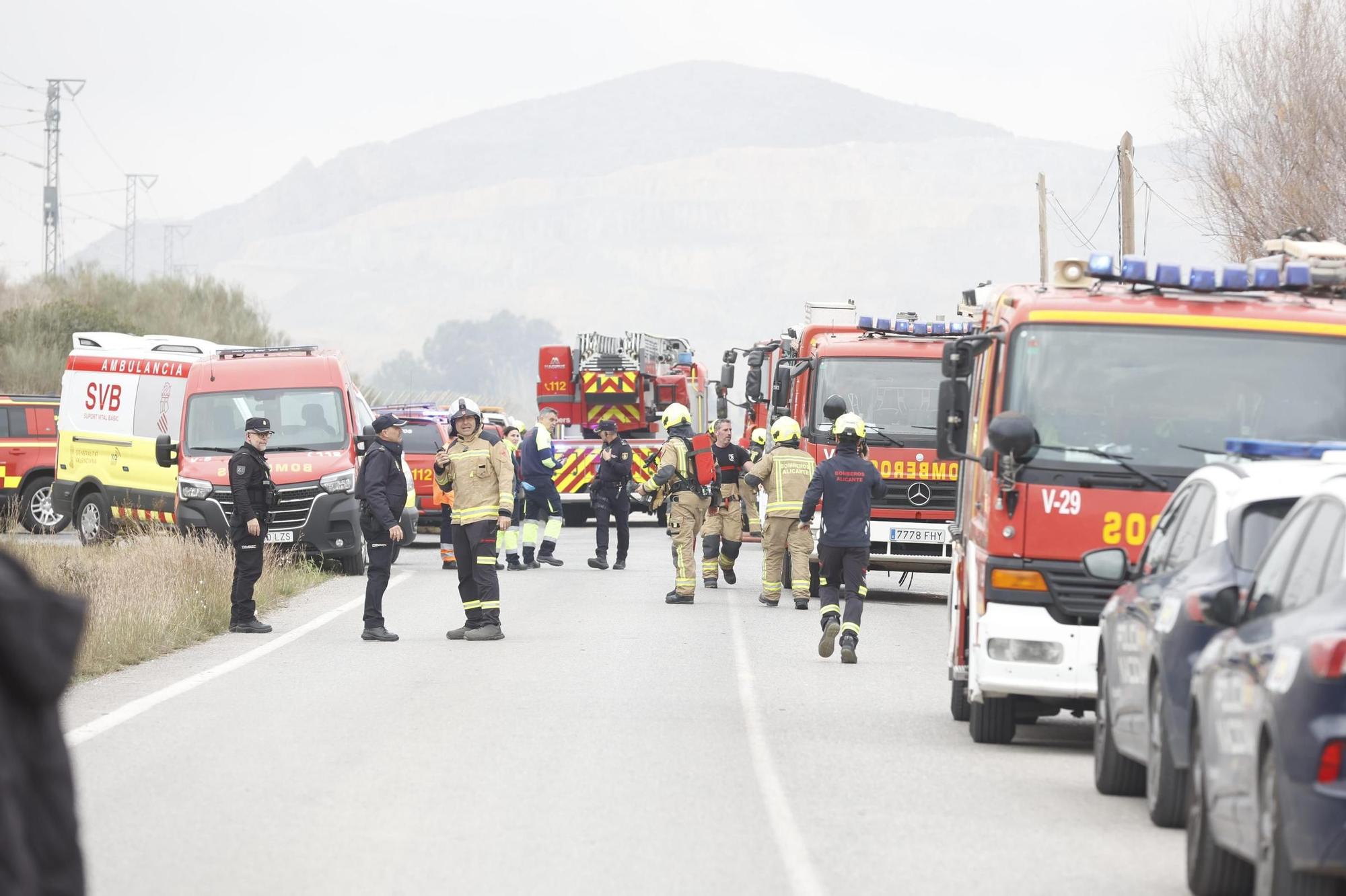 Grave explosión en la pirotecnia Hermanos Sirvent en Fontcalent, Alicante