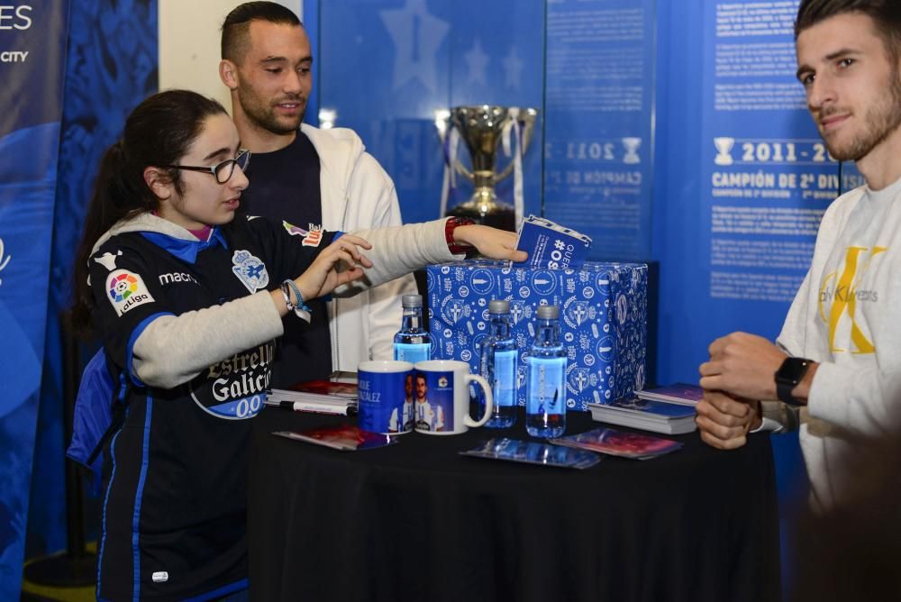 Duarte, Quique, Edu y Gerard, Reyes blanquiazules